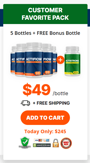 Order ACTIFLOW 5 bottles